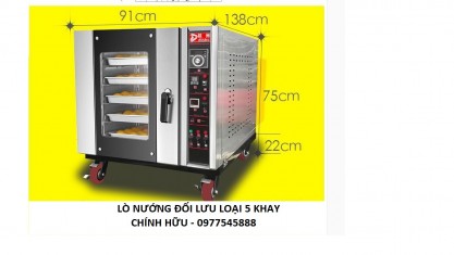 Lò nướng bánh đối lưu loại 5 khay